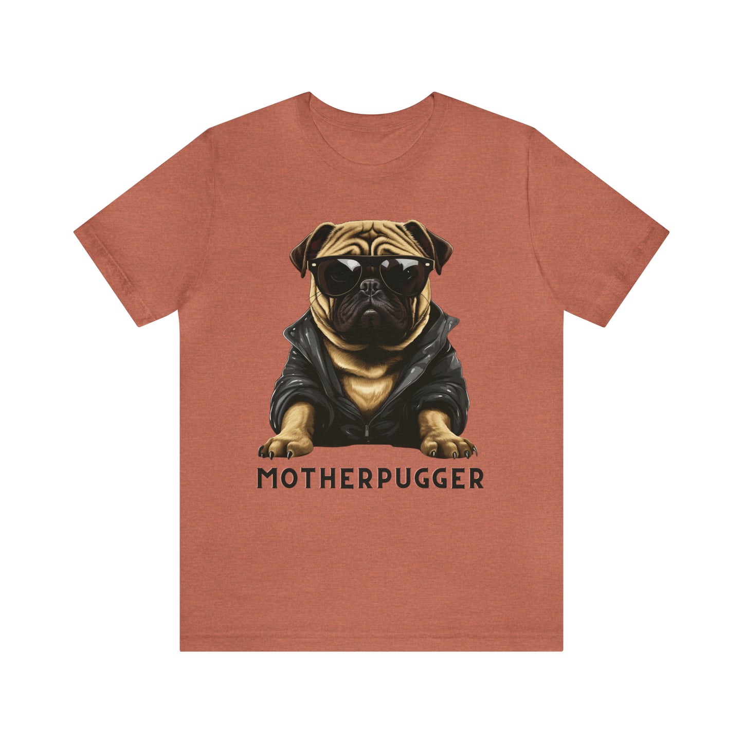 Unisex "MotherPugger" Funny Tee for Pug Lovers