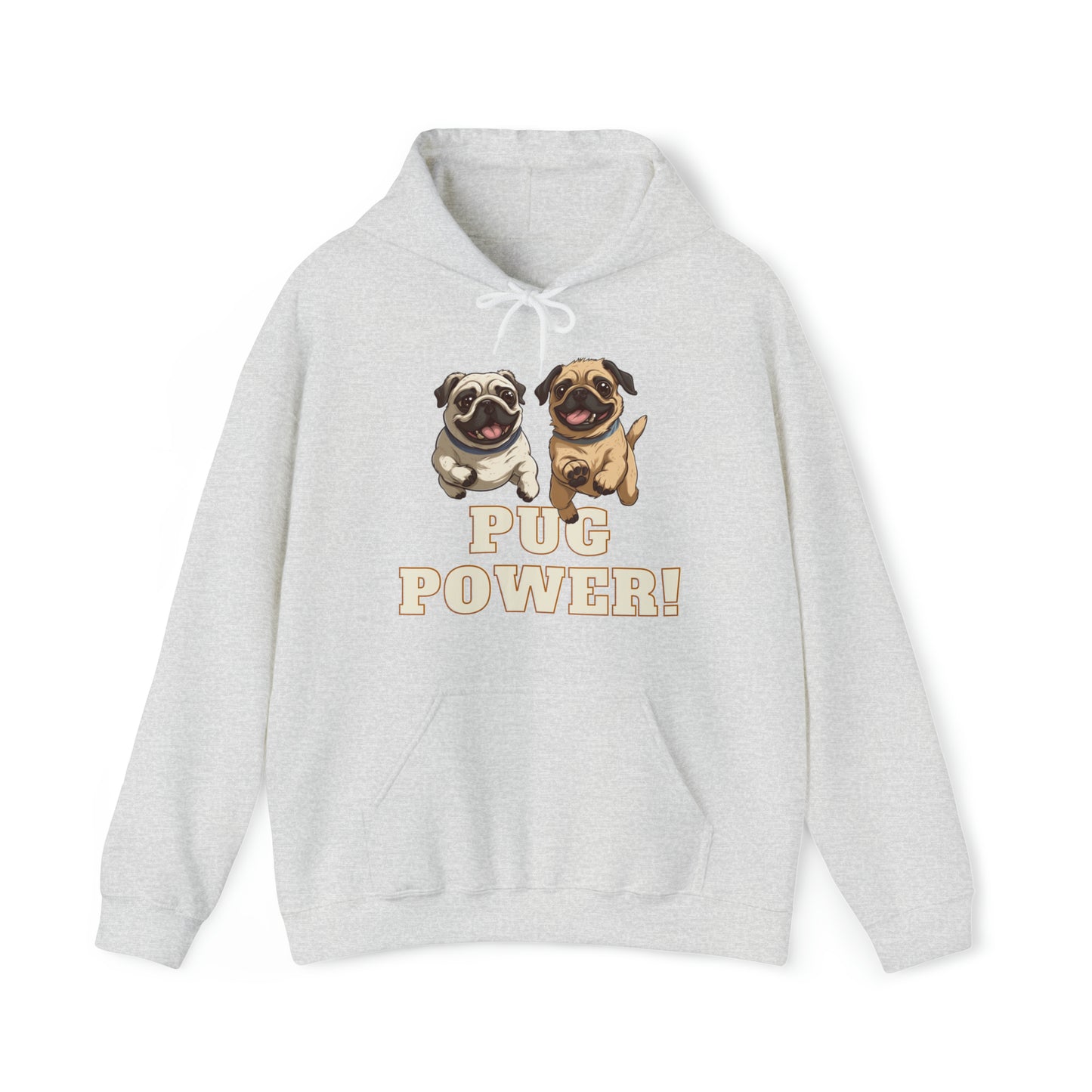 Unisex Cute Pug Power Sweatshirt!