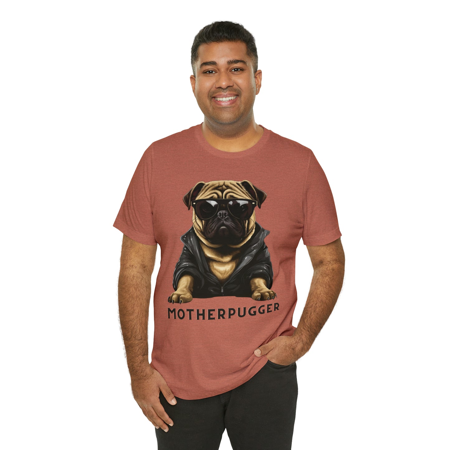 Unisex "MotherPugger" Funny Tee for Pug Lovers