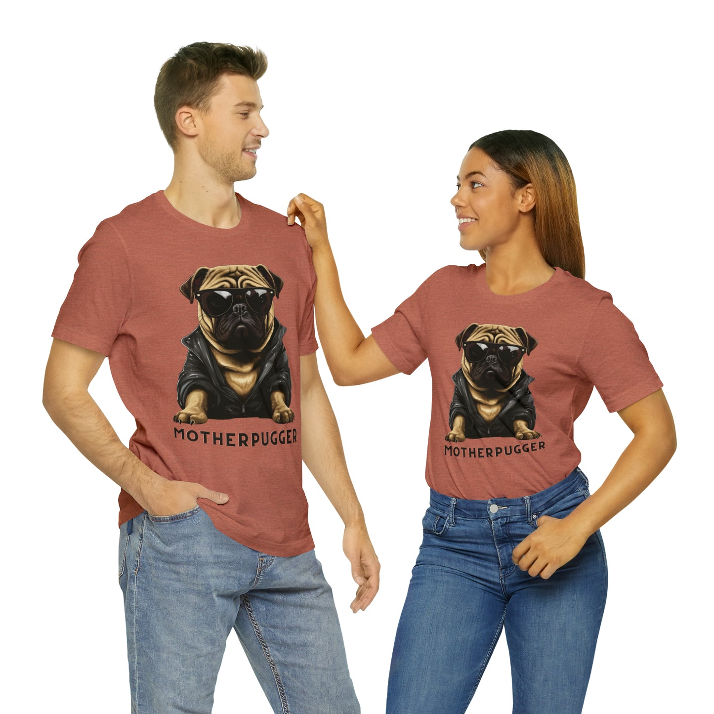 Unisex "MotherPugger" Funny Tee for Pug Lovers