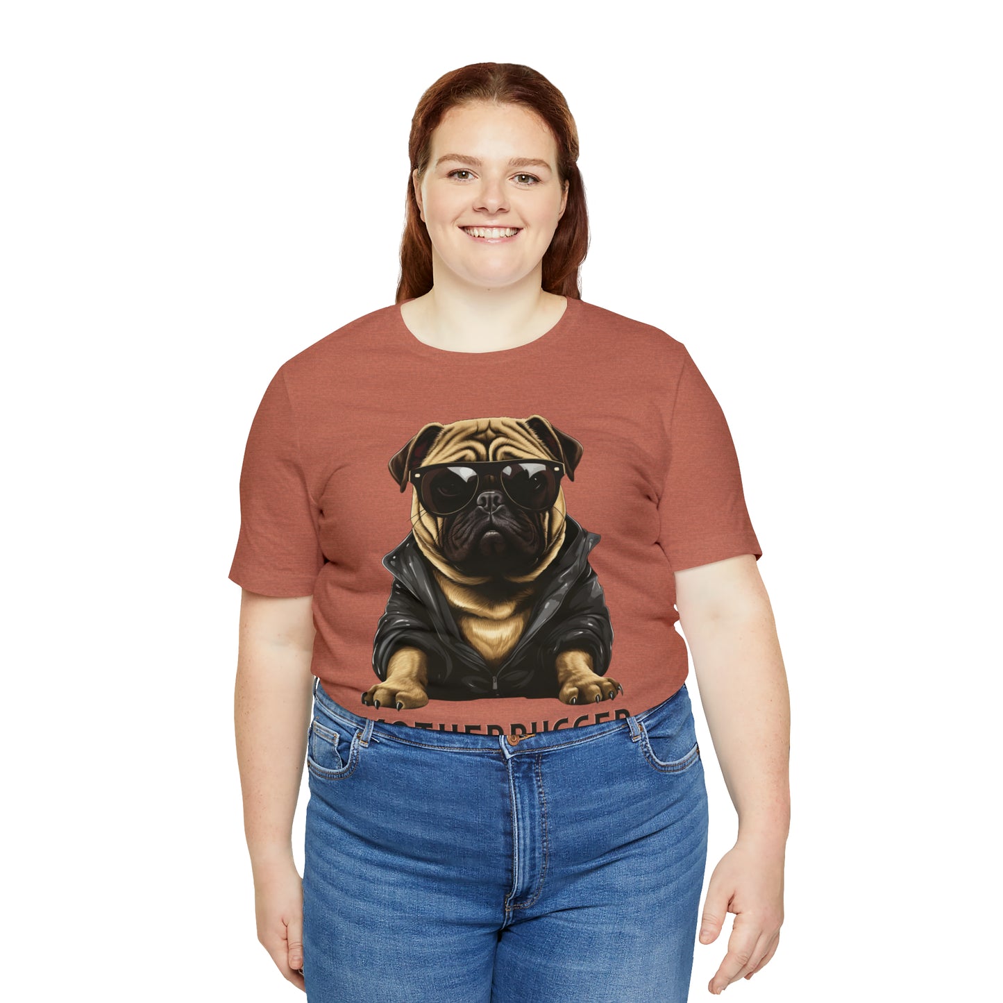 Unisex "MotherPugger" Funny Tee for Pug Lovers