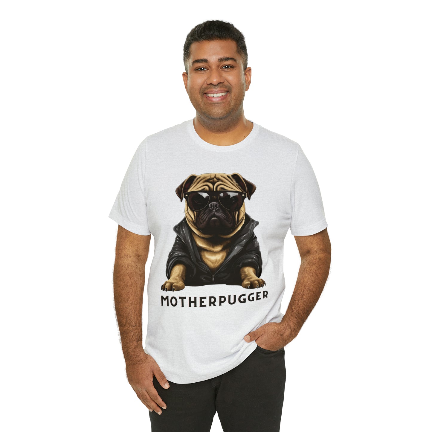 Unisex "MotherPugger" Funny Tee for Pug Lovers