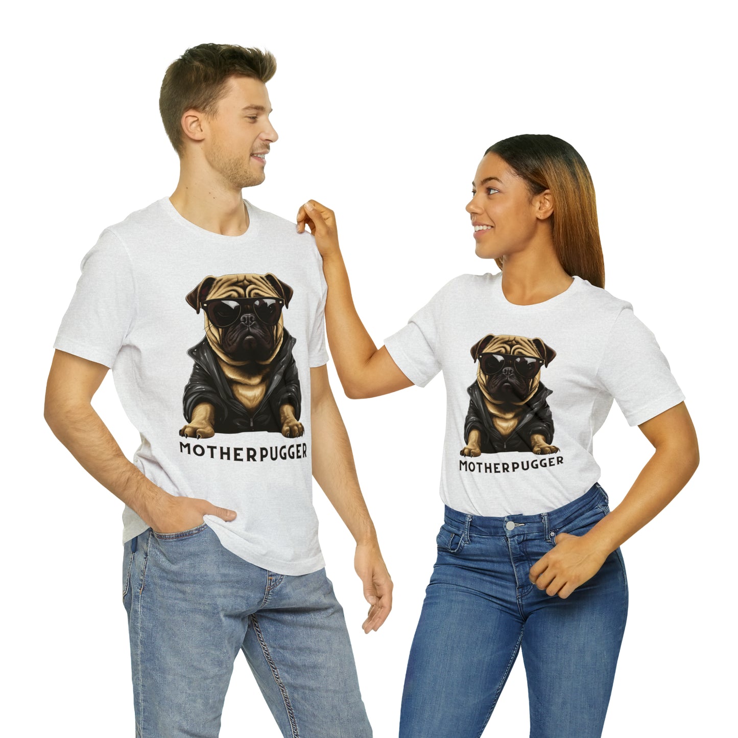 Unisex "MotherPugger" Funny Tee for Pug Lovers