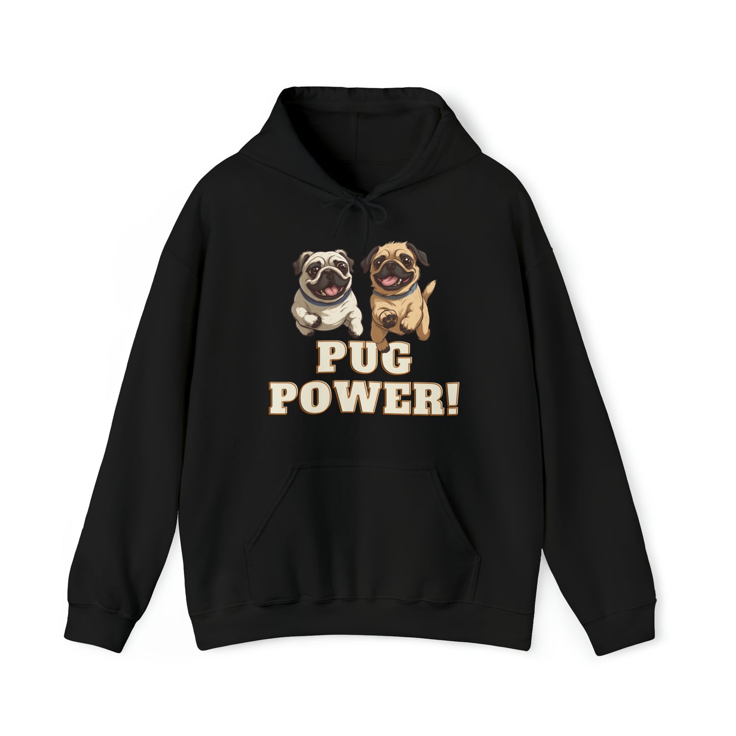 Unisex Cute Pug Power Sweatshirt!