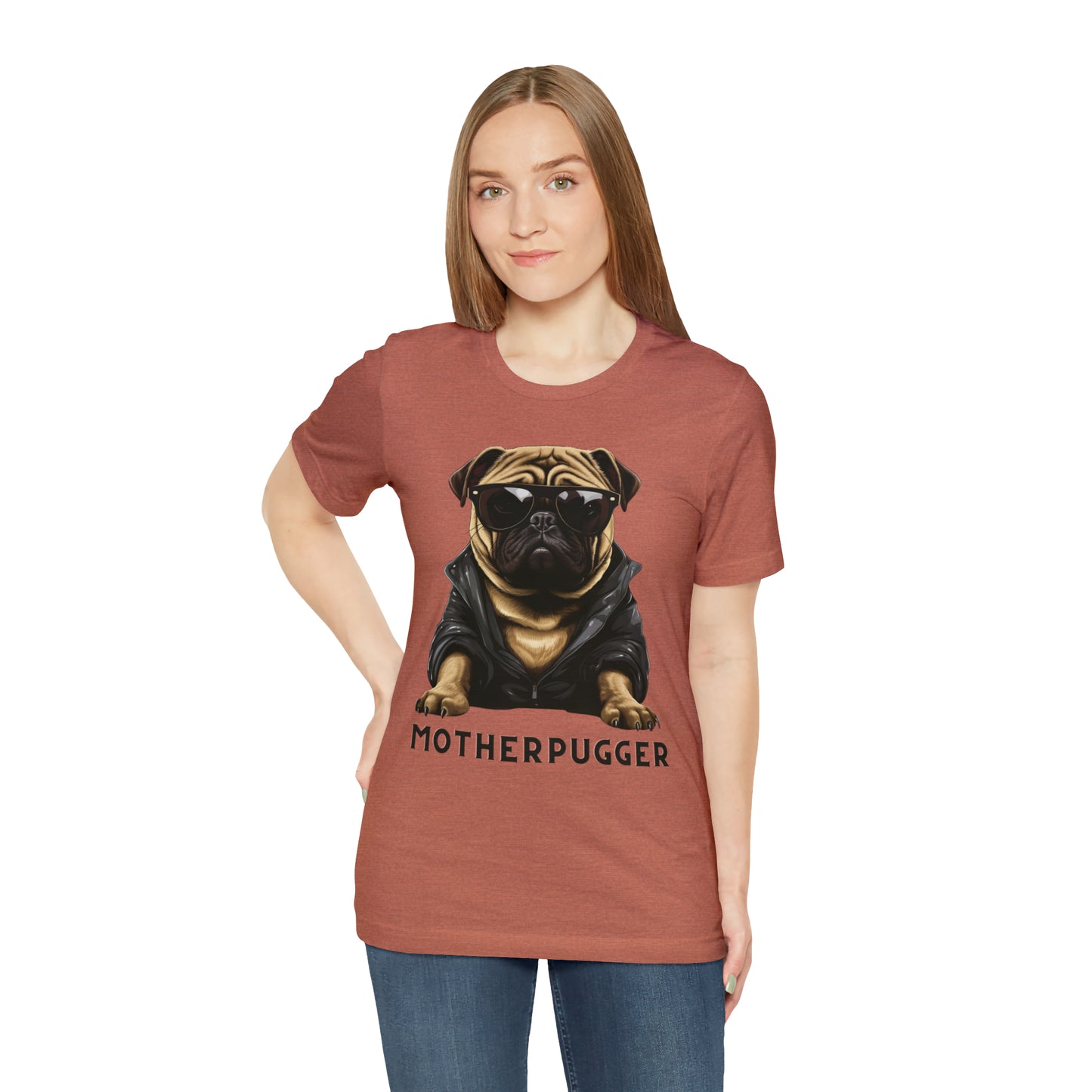 Unisex "MotherPugger" Funny Tee for Pug Lovers