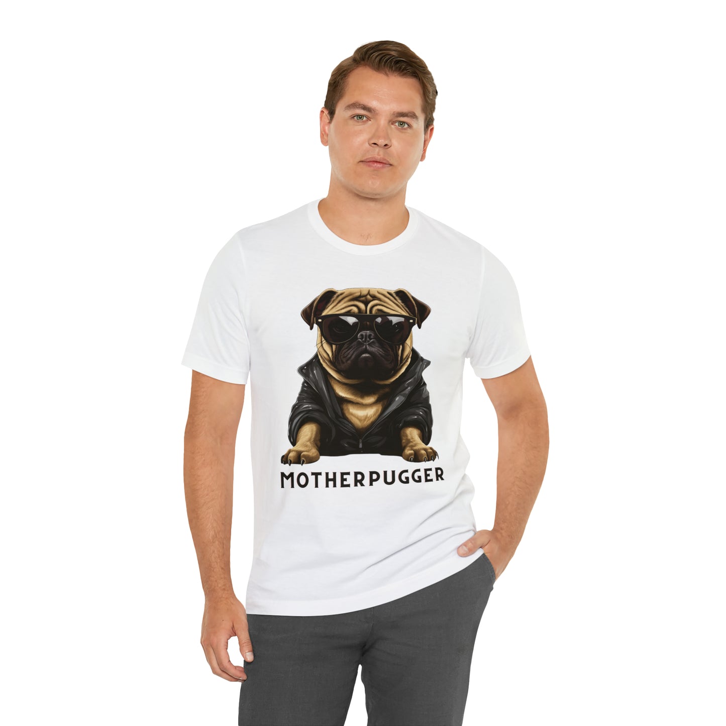 Unisex "MotherPugger" Funny Tee for Pug Lovers