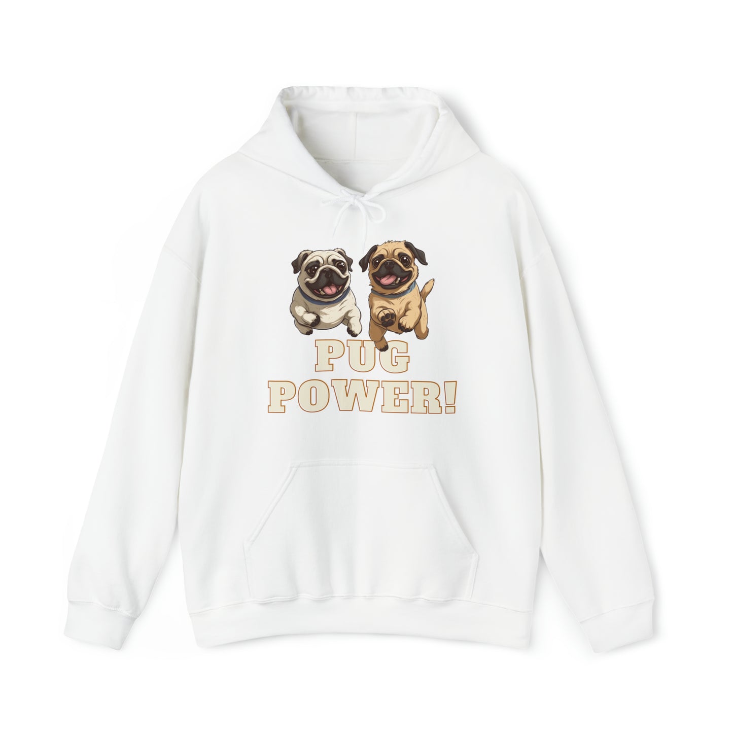 Unisex Cute Pug Power Sweatshirt!