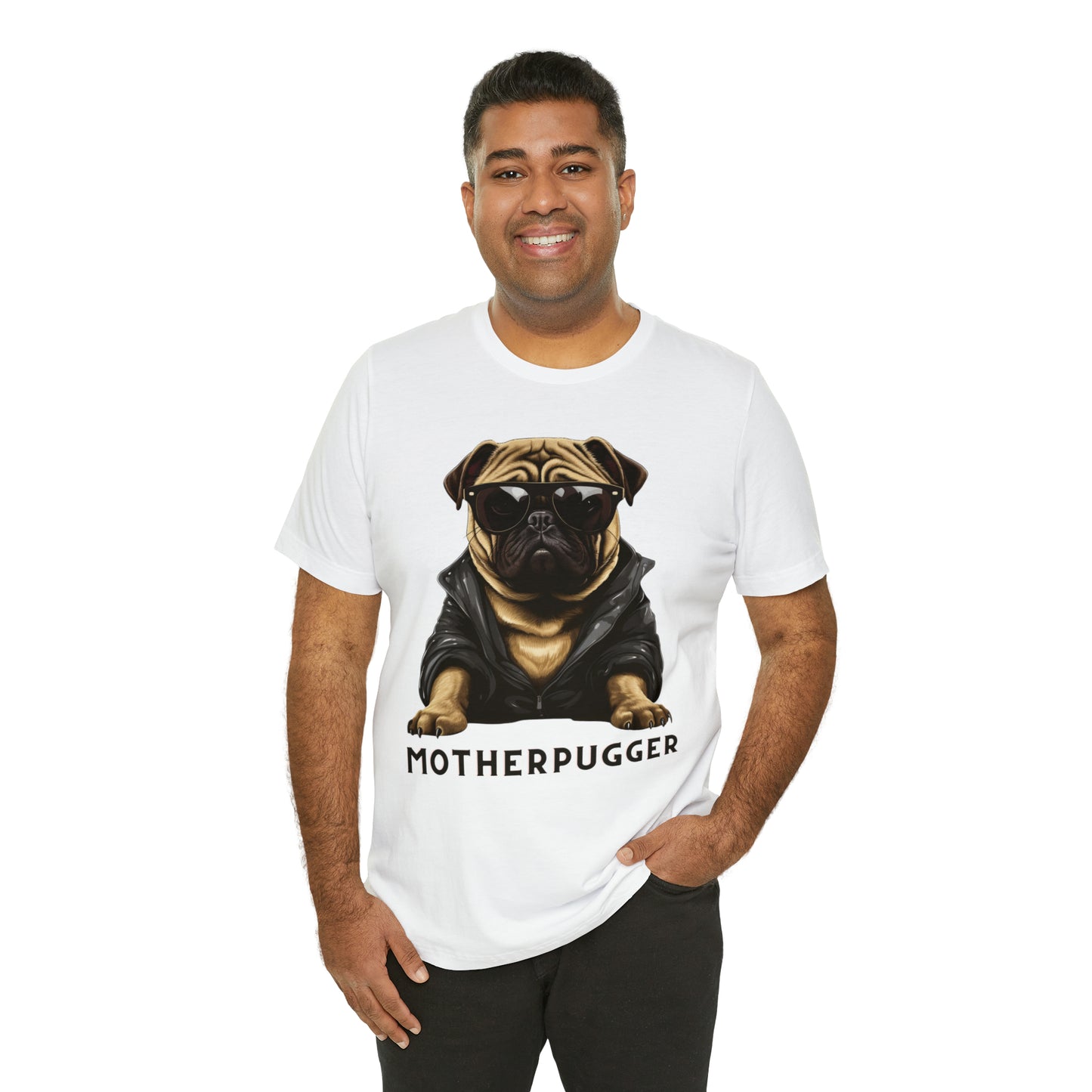 Unisex "MotherPugger" Funny Tee for Pug Lovers