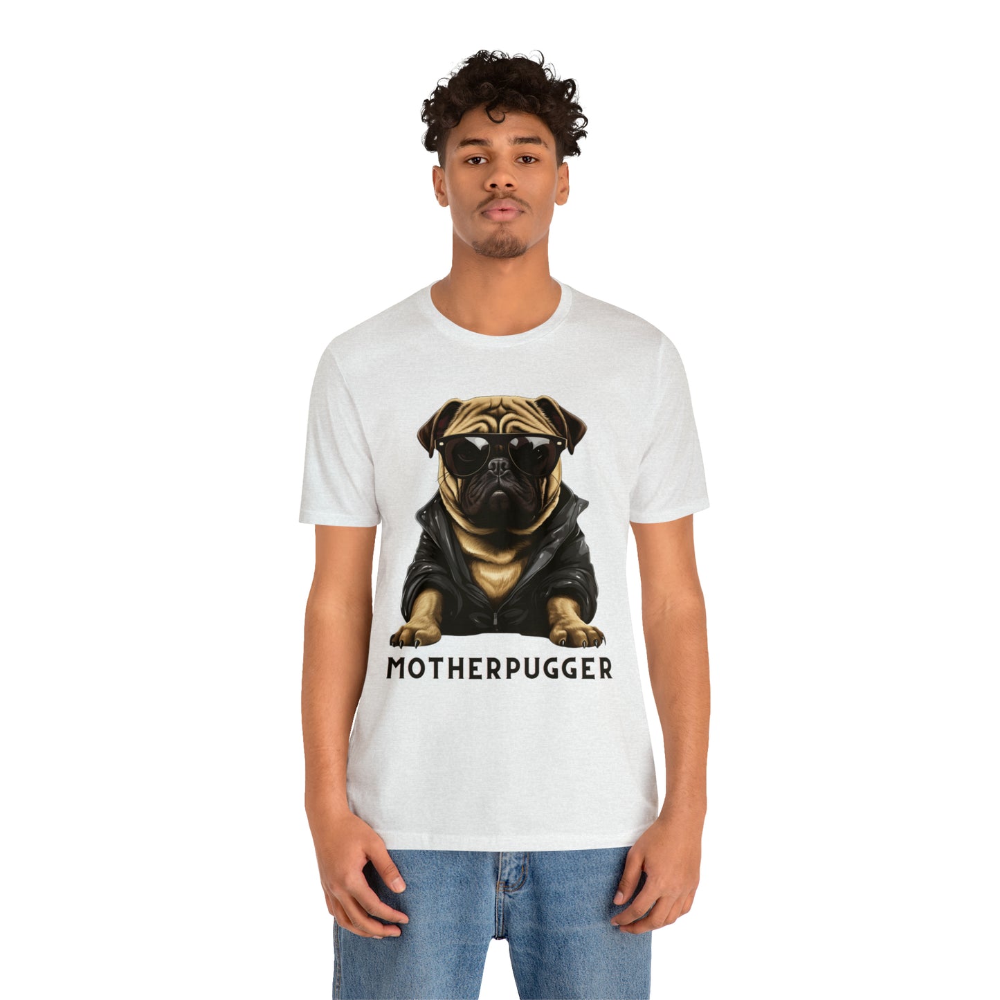 Unisex "MotherPugger" Funny Tee for Pug Lovers