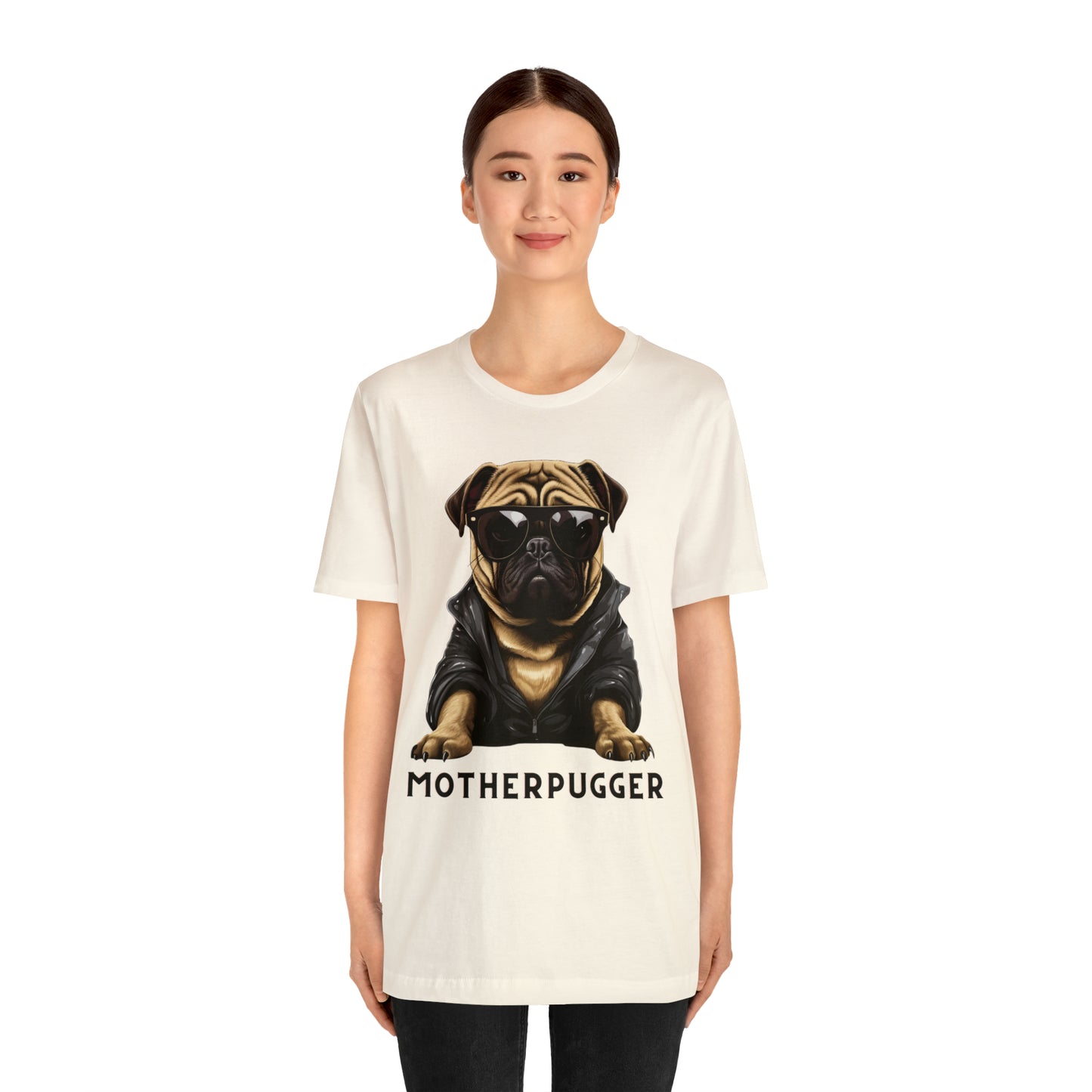 Unisex "MotherPugger" Funny Tee for Pug Lovers