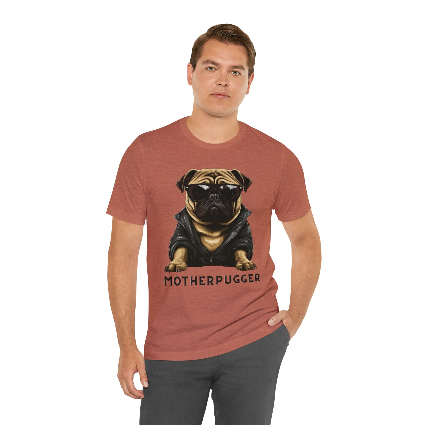 Unisex "MotherPugger" Funny Tee for Pug Lovers