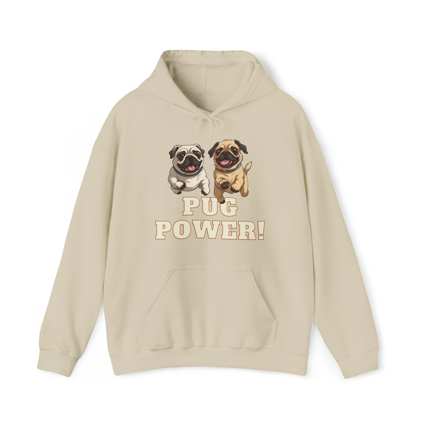 Unisex Cute Pug Power Sweatshirt!