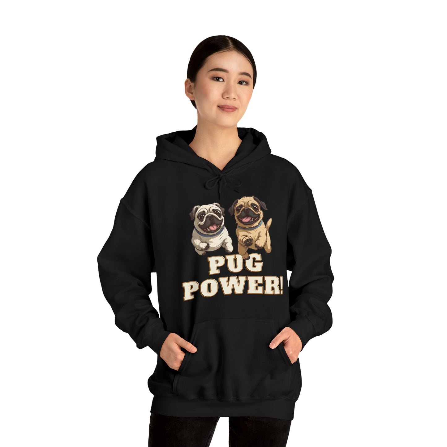 Unisex Cute Pug Power Sweatshirt!