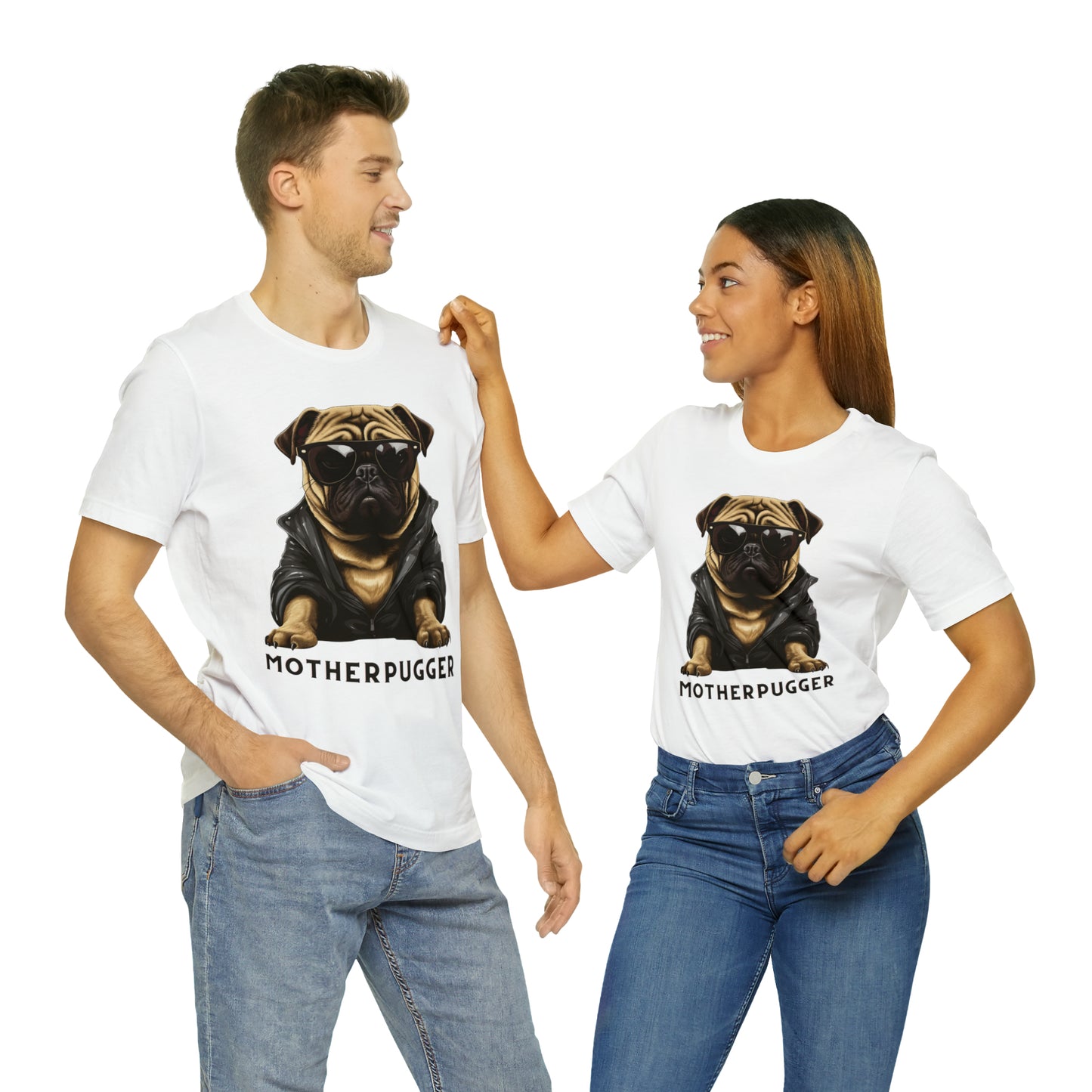 Unisex "MotherPugger" Funny Tee for Pug Lovers